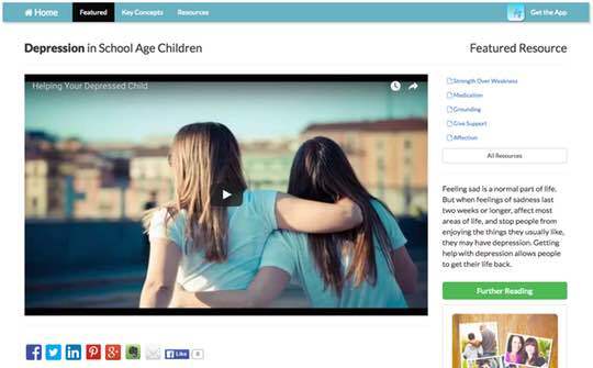 The CASA Caregiver App video pages