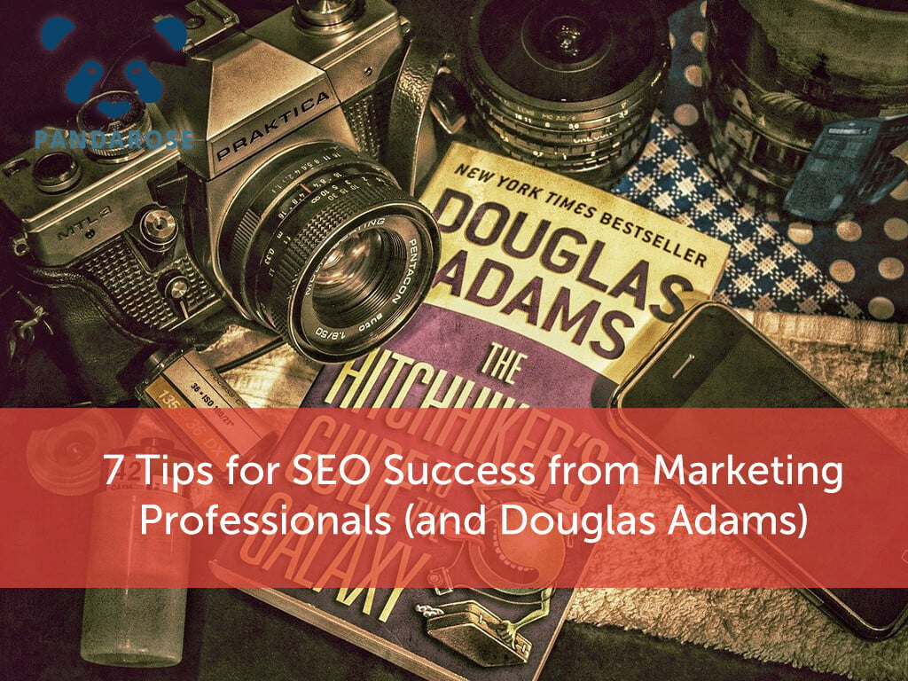 7 Tips for SEO Success from Marketing Professionals (and Douglas Adams)